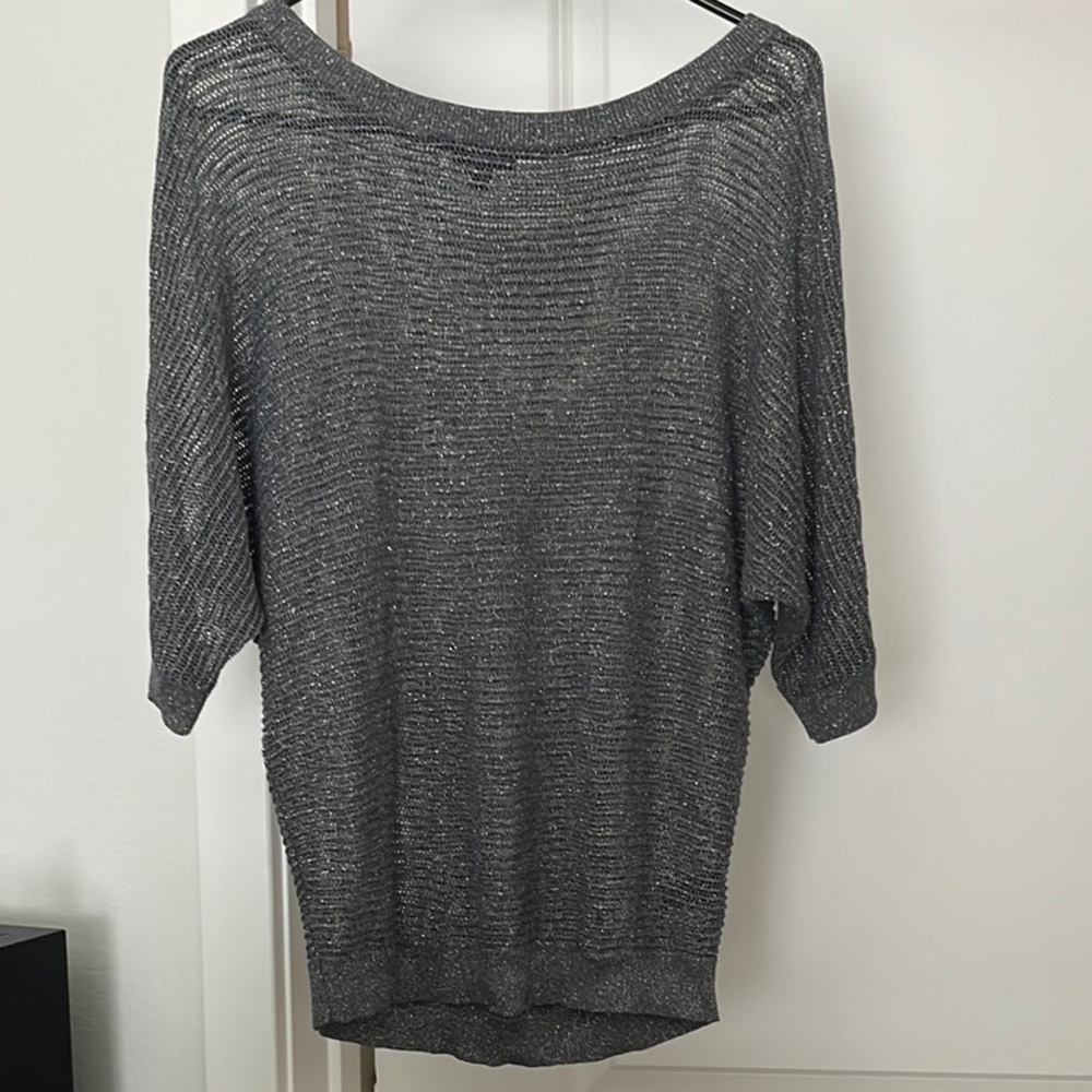 Elegant Gray Women's Sweater